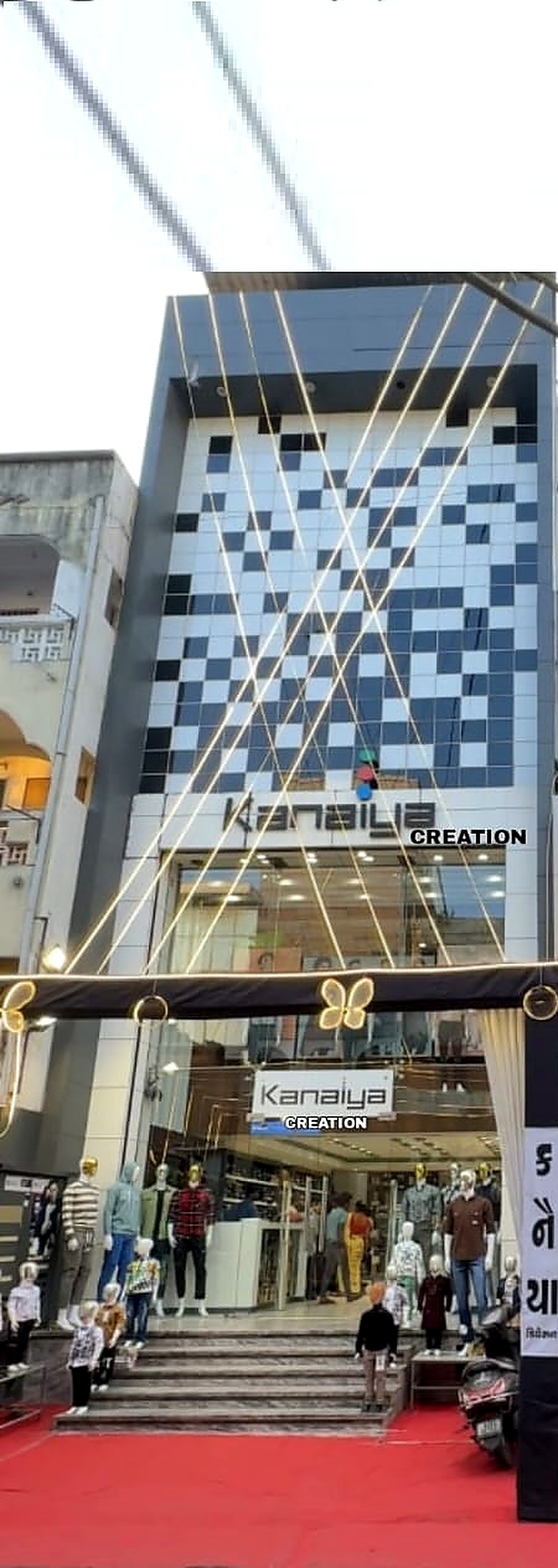 Kanaiya Creation storefront in Surat